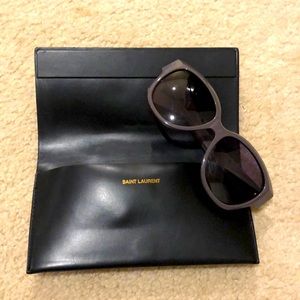 YSL grey sunglasses